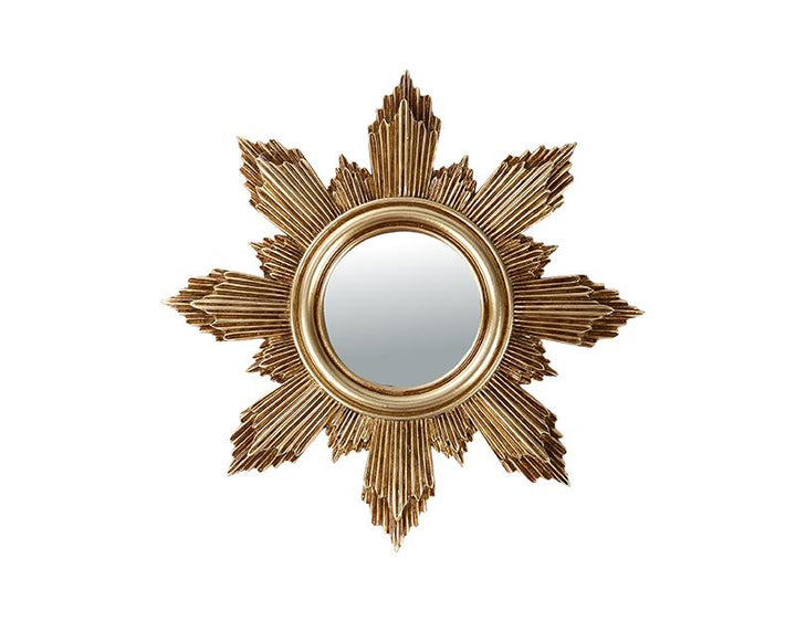 Photo n°1 du produit Miroir soleil doré 15.5cm-GR769C15-0
