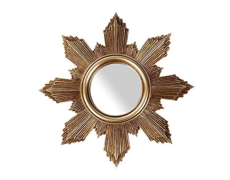 Photo n°1 du produit Miroir soleil doré 19cm-GR769C19-0
