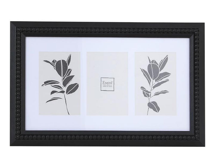 Photo n°1 du produit Multivues noir perles 3 vues 38x22cm-607V3T15-0