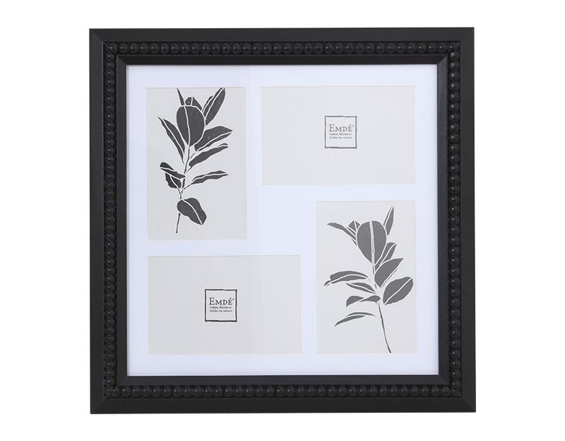 Photo n°1 du produit Multivues noir perles 4 vues 30x30cm-607V4T15-0