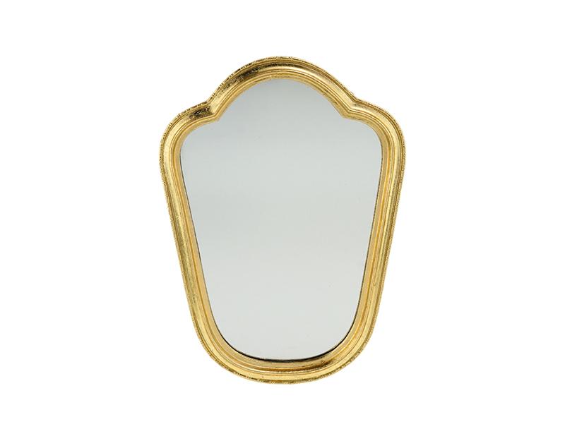Photo n°1 du produit Petit miroir doré 21.9x26cm-GP804T26-0