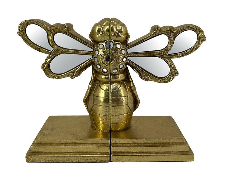 Photo n°1 du produit Serre-livres abeille doré miroir 12.5x10.5x18.5cm-SL222TTT-0