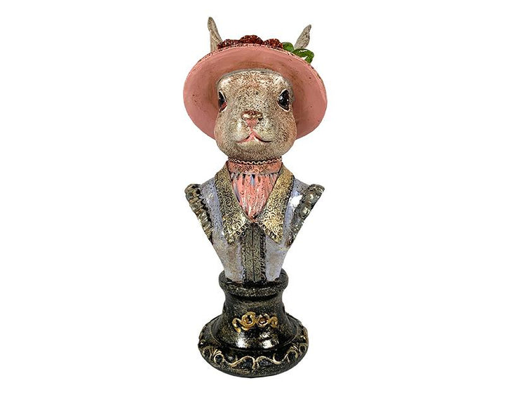 Photo n°1 du produit Statue buste lapine 9.5x11x22.5cm-ST128T22-0