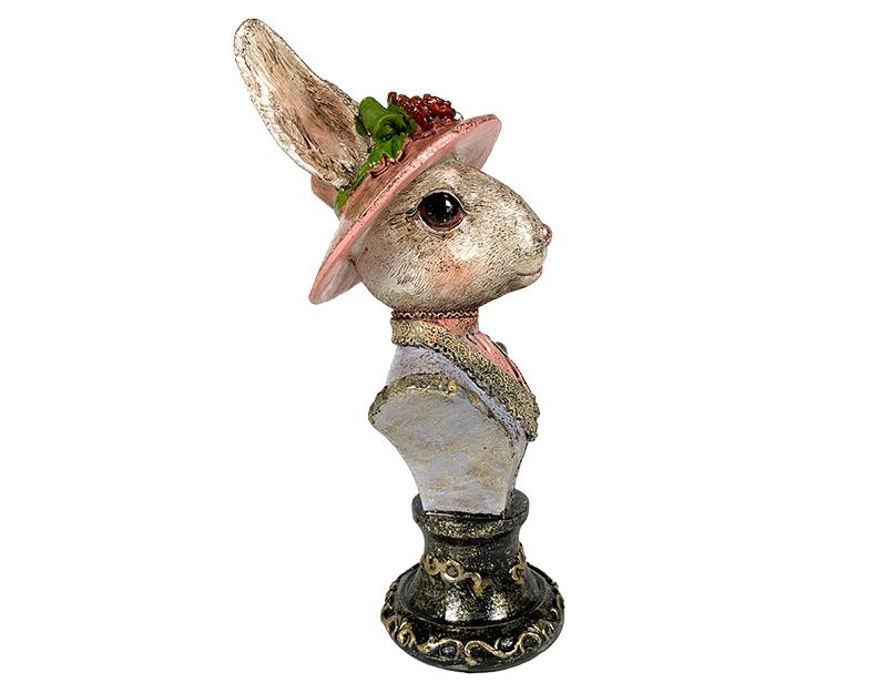 Photo n°2 du produit Statue buste lapine 9.5x11x22.5cm-ST128T22-0