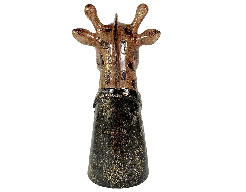 Photo n°4 du produit Statue girafe doré 18.5x15x30.5cm-ST125T30-0