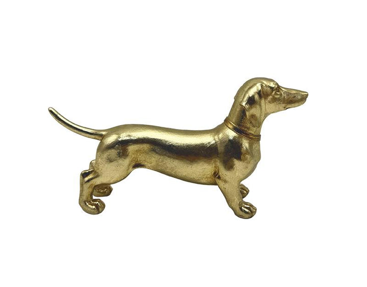 Photo n°1 du produit STATUE TECKEL DORE 26x5.5x13.5CM-ST140T26-0