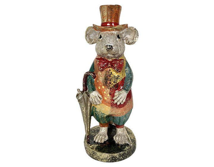 Photo n°1 du produit Statuette souris parapluie 11x10.5x25cm-ST111T25-0