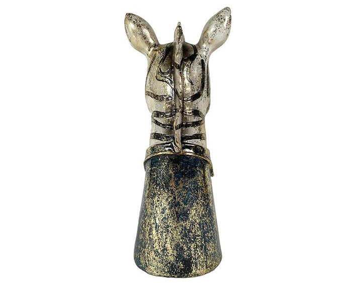 Photo n°4 du produit Statue zèbre doré 17.5x12.5x30.5cm-ST124T30-0
