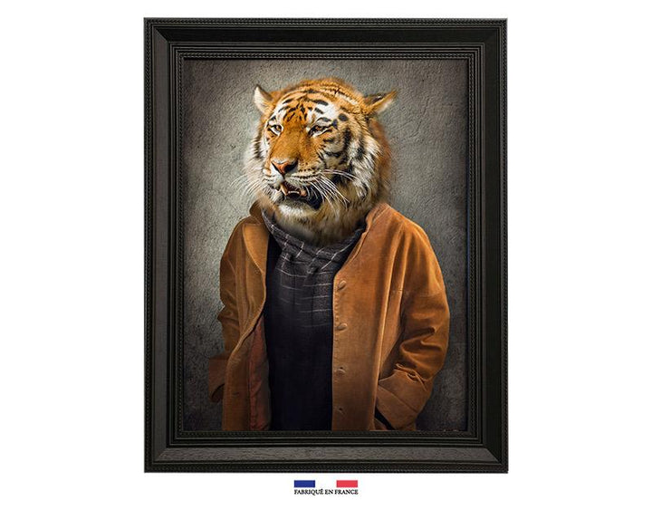 Photo n°1 du produit Tableau rectangle moulure en bois HIPSTER 60x80-K13527004-0