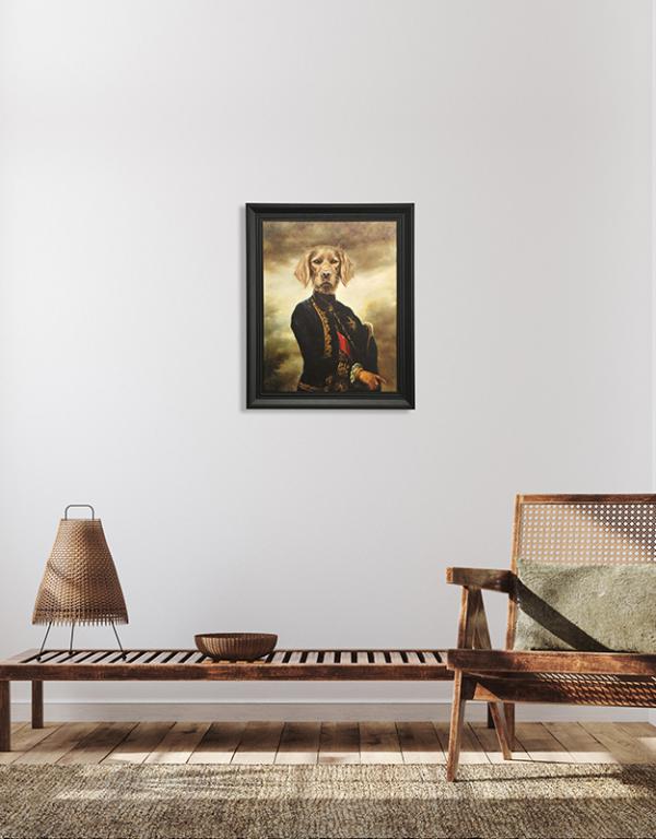 Photo n°2 du produit Tableau rectangle moulure en bois THE MARQUIS 50x40-E23527011-0