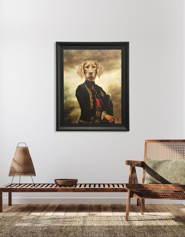 Photo n°2 du produit Tableau rectangle moulure en bois THE MARQUIS 68x83-K23527011-0