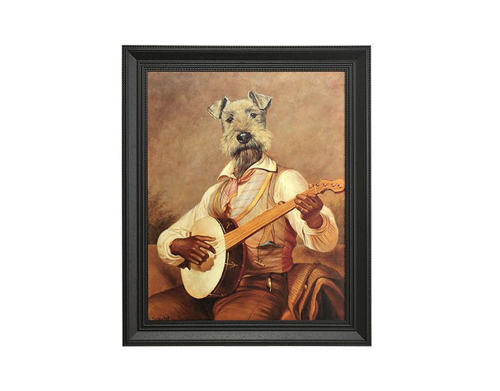 Photo n°1 du produit Tableau rectangle moulure en bois THE TROUBADOUR 50x40-E23527009-0