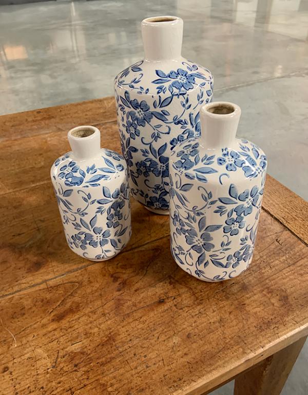 Photo n°2 du produit Vase céramique fleurs 8x16,5cm-475T16-0